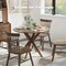 Costway Modern Round Wood Dining Table 35'' W/ Solid Wood Legs& Base for Home, Office